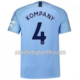 Maillot de Foot Manchester City Kompany 4 Domicile 2018/19